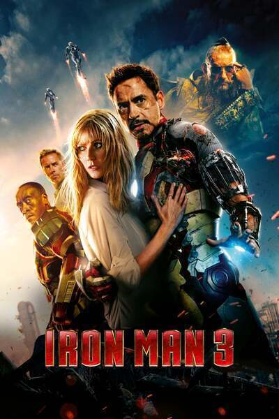 Iron Man 3 Hindi Dubbed Movie Poster (2013)