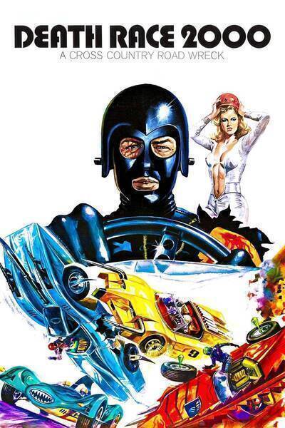 Death Race 2000 Hindi Dubbed Movie Poster (1975)