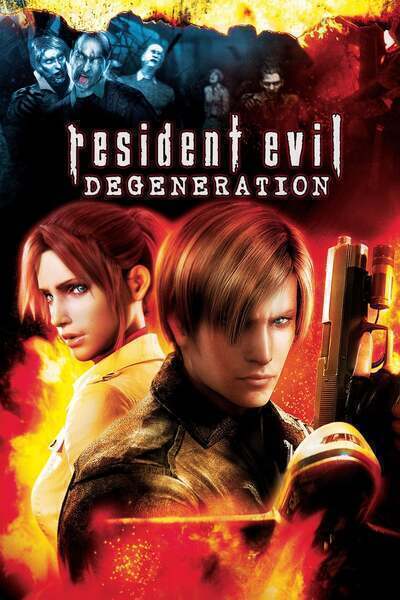 Resident Evil: Degeneration Hindi Dubbed Movie Poster (2008)