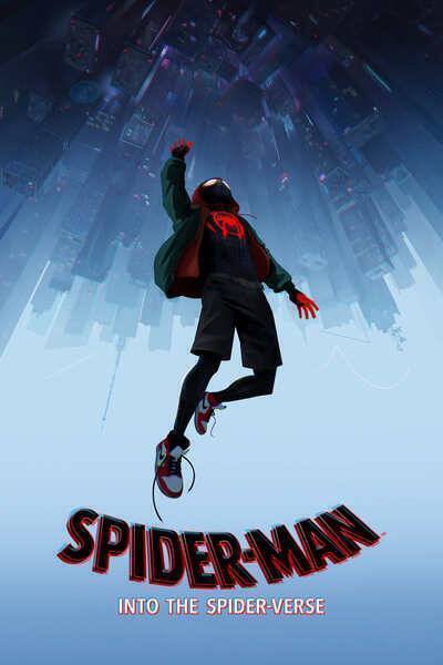 Spider-Man: Into the Spider-Verse Hindi Dubbed Movie Poster (2018)