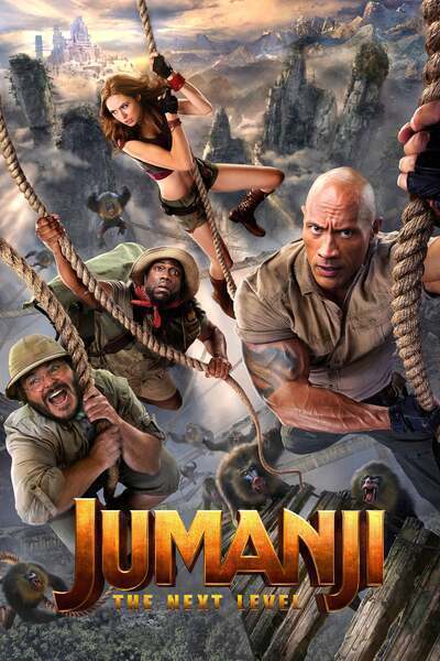 Jumanji: The Next Level Hindi Dubbed Movie Poster (2019)