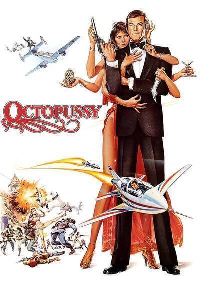 Octopussy Hindi Dubbed Movie Poster (1983)