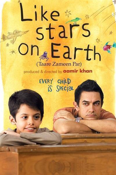 Like Stars on Earth Hindi Dubbed Movie Poster (2007)