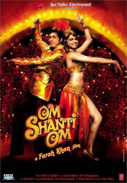 Om Shanti Om Hindi Dubbed Movie Poster (2007)