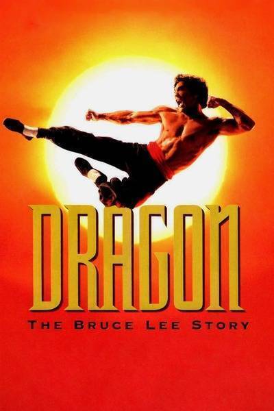 Dragon: The Bruce Lee Story Hindi Dubbed Movie Poster (1993)