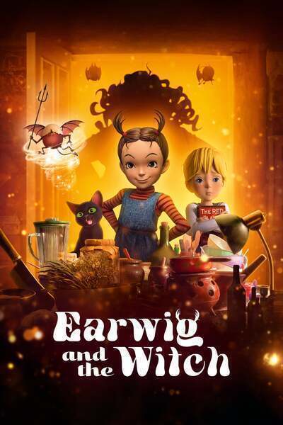 Earwig and the Witch Hindi Dubbed Movie Poster (2020)