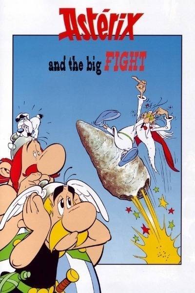Asterix and the Big Fight Hindi Dubbed Movie Poster (1989)