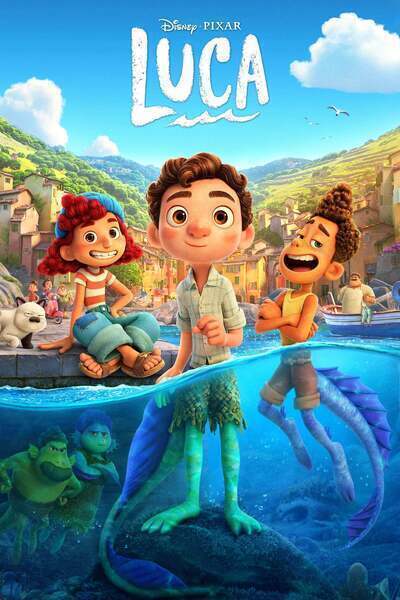 Luca Hindi Dubbed Movie Poster (2021)