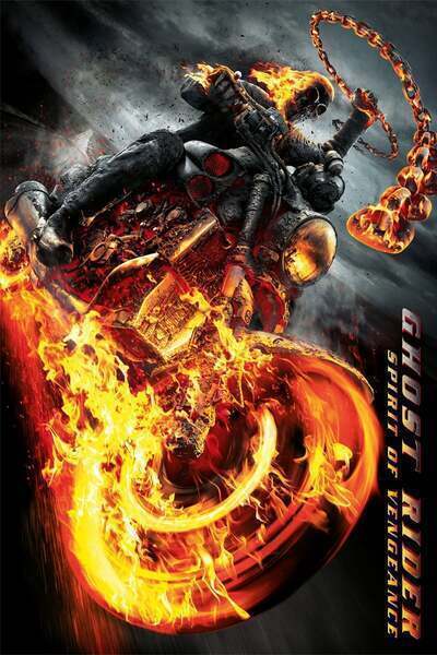Ghost Rider: Spirit of Vengeance Hindi Dubbed Movie Poster (2011)
