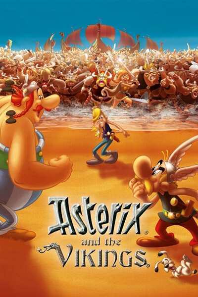 Asterix and the Vikings Hindi Dubbed Movie Poster (2006)