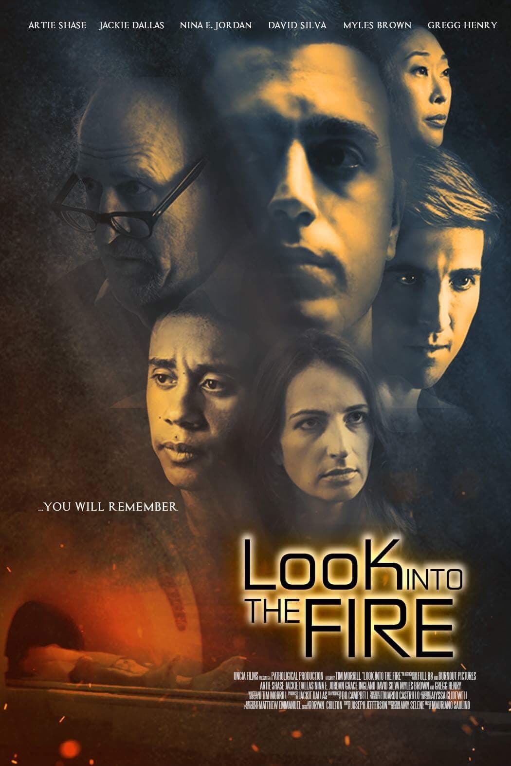 Look Into the Fire Hindi Dubbed Movie Poster (2022)