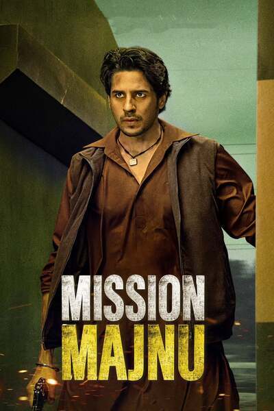 Mission Majnu Hindi Dubbed Movie Poster (2023)