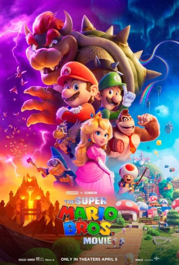 The Super Mario Bros. Movie Hindi Dubbed Movie Poster (2023)
