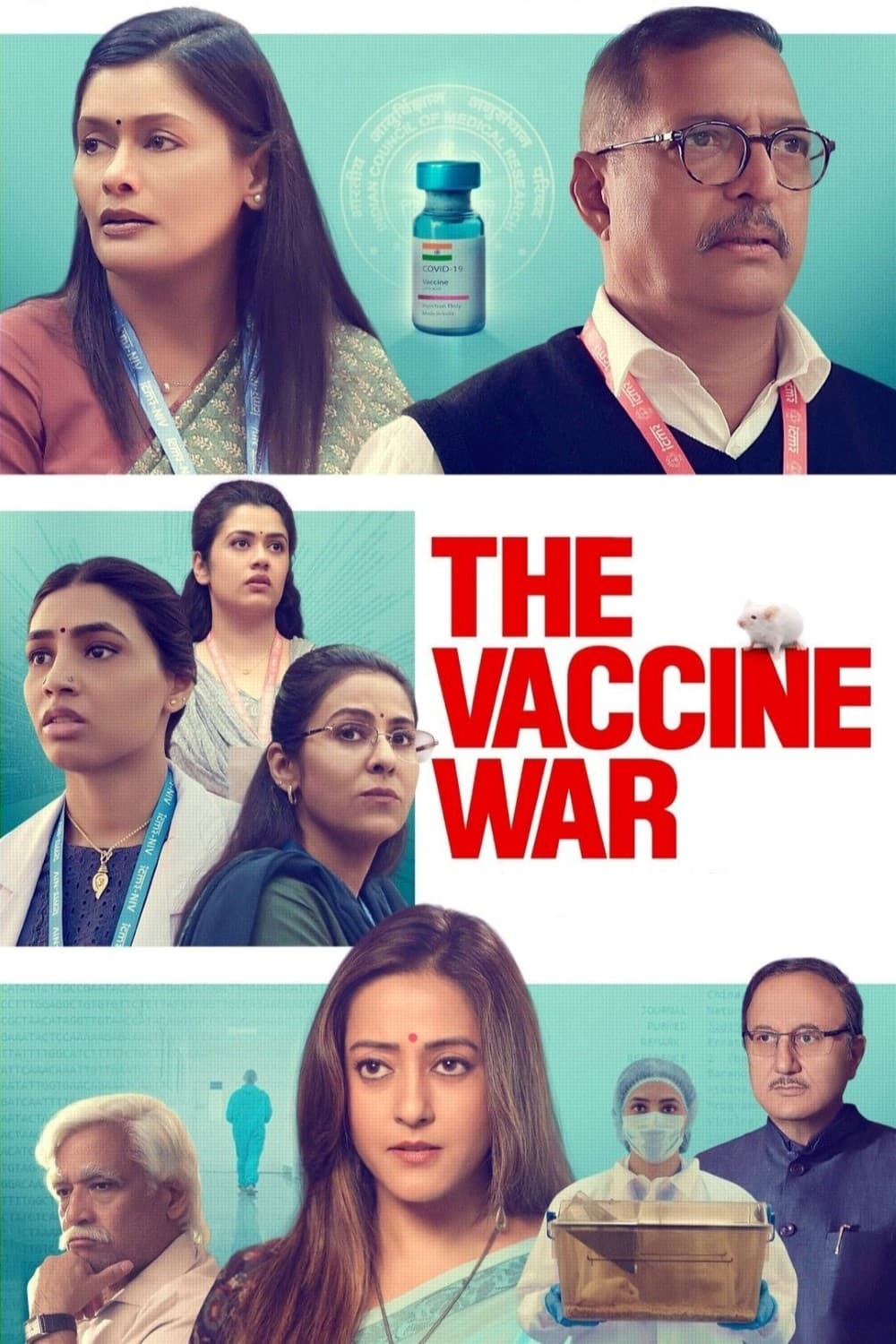 The Vaccine War Hindi Dubbed Movie Poster (2023)