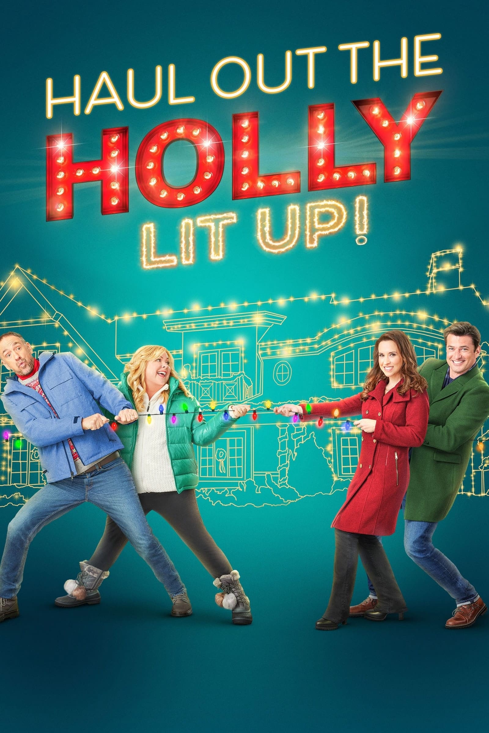 Haul Out the Holly: Lit Up Hindi Dubbed Movie Poster (2023)