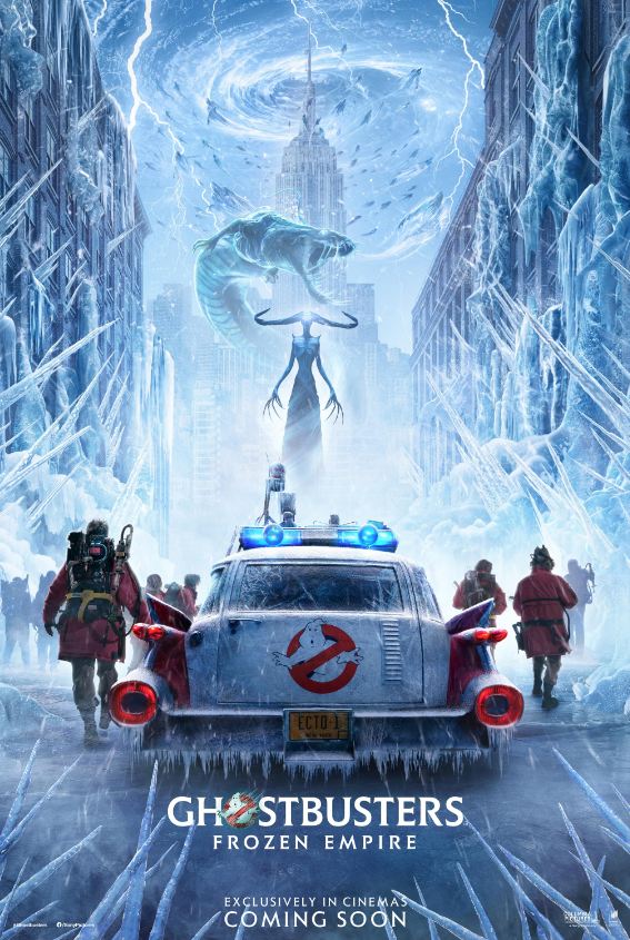 Ghostbusters: Frozen Empire Hindi Dubbed Movie Poster (2024)