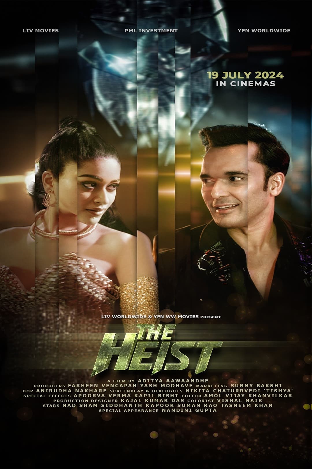 The Heist Hindi Dubbed Movie Poster (2024)