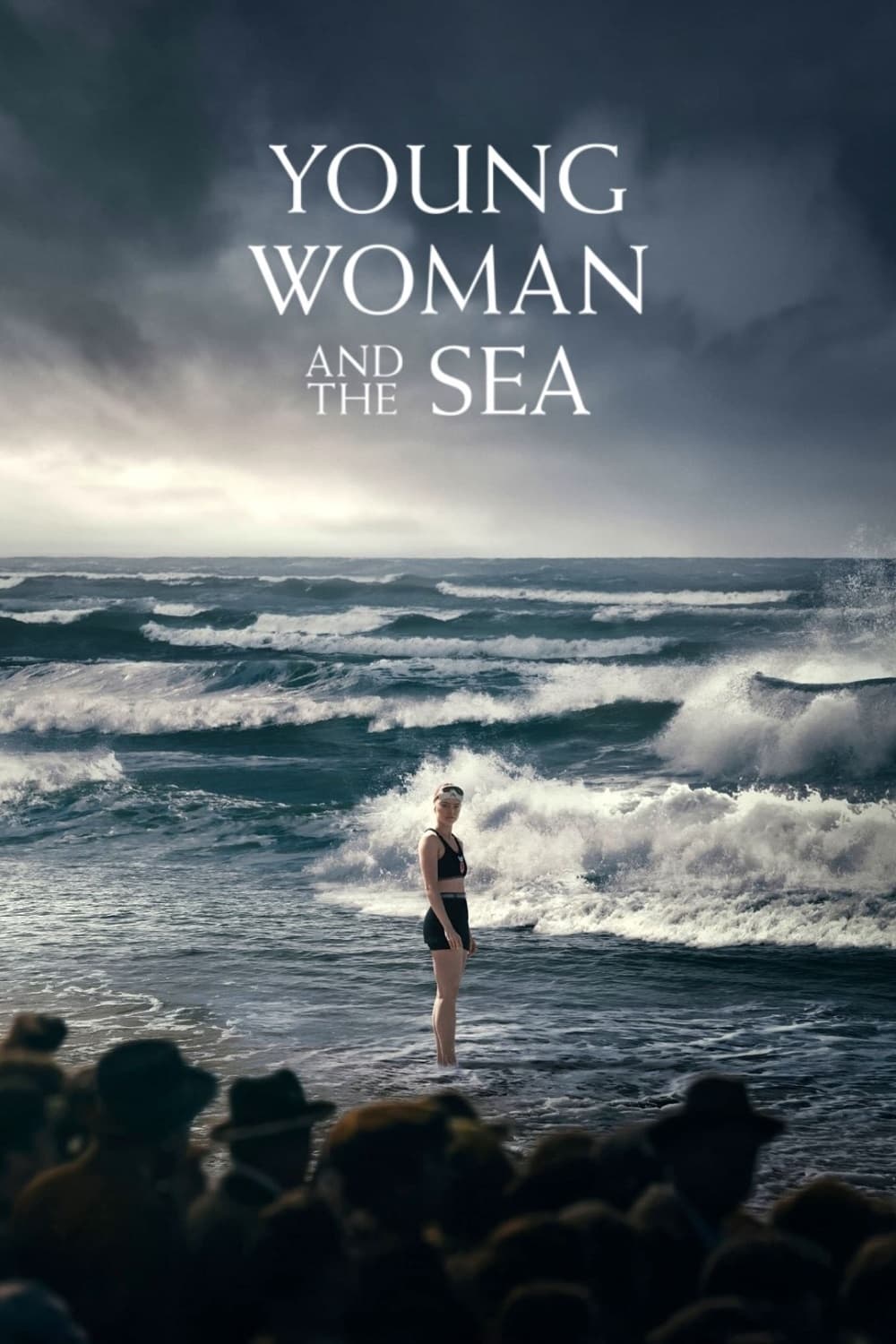Young Woman and the Sea Hindi Dubbed Movie Poster (2024)