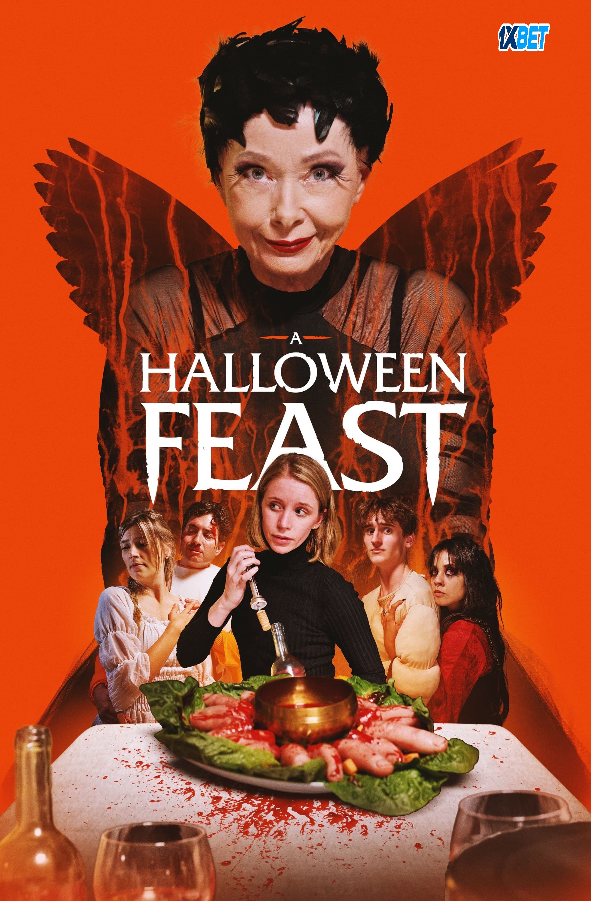 A Halloween Feast Hindi Dubbed Movie Poster (2024)