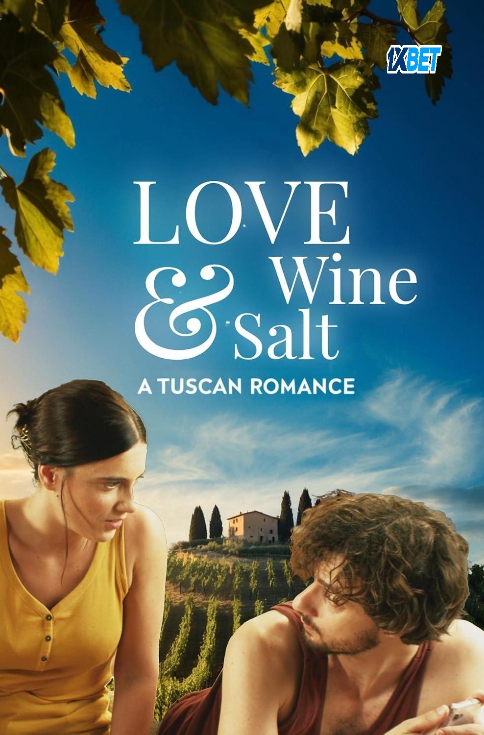 Love Wine & Salt: A Tuscan Romance Hindi Dubbed Movie Poster (2024)