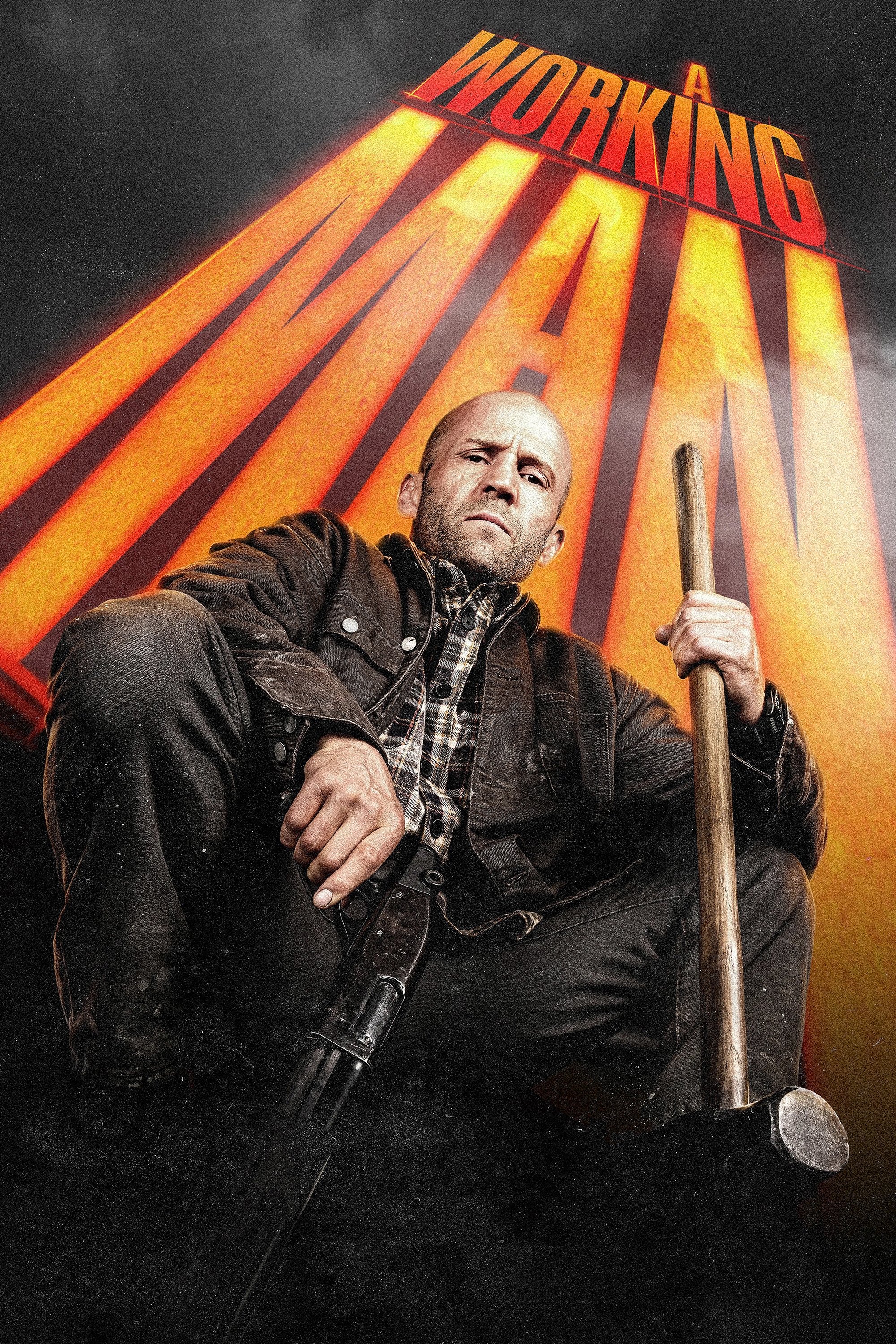 A Working Man Hindi Dubbed Movie Poster (2025)