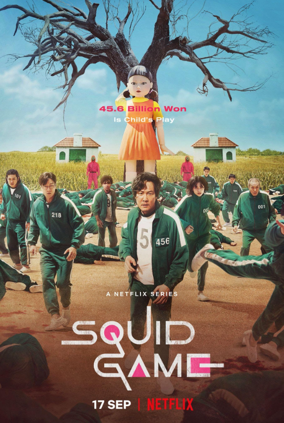 Squid Game Hindi Dubbed Movie Poster (2021)