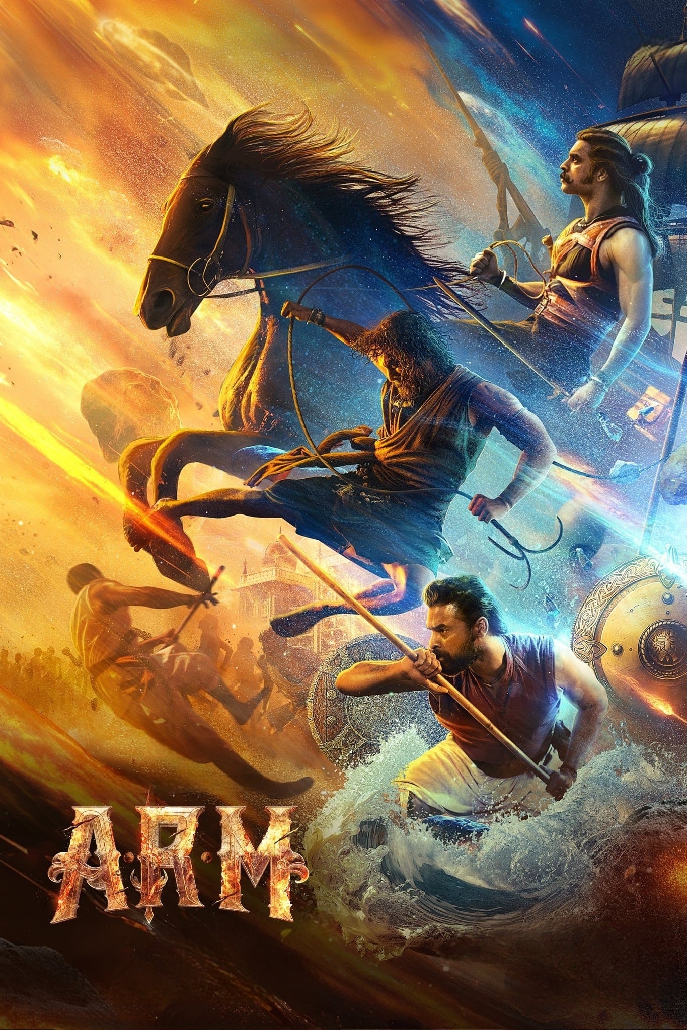 A.R.M Hindi Dubbed Movie Poster (2024)