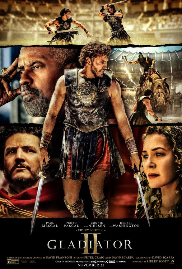 Gladiator II Hindi Dubbed Movie Poster (2024)