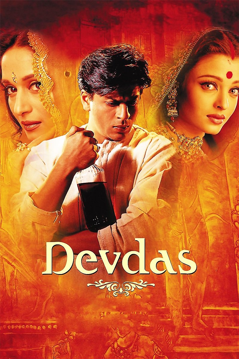 Devdas Hindi Dubbed Movie Poster (2002)