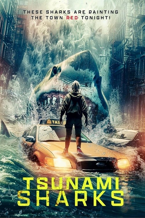 Tsunami Sharks Hindi Dubbed Movie Poster (2024)