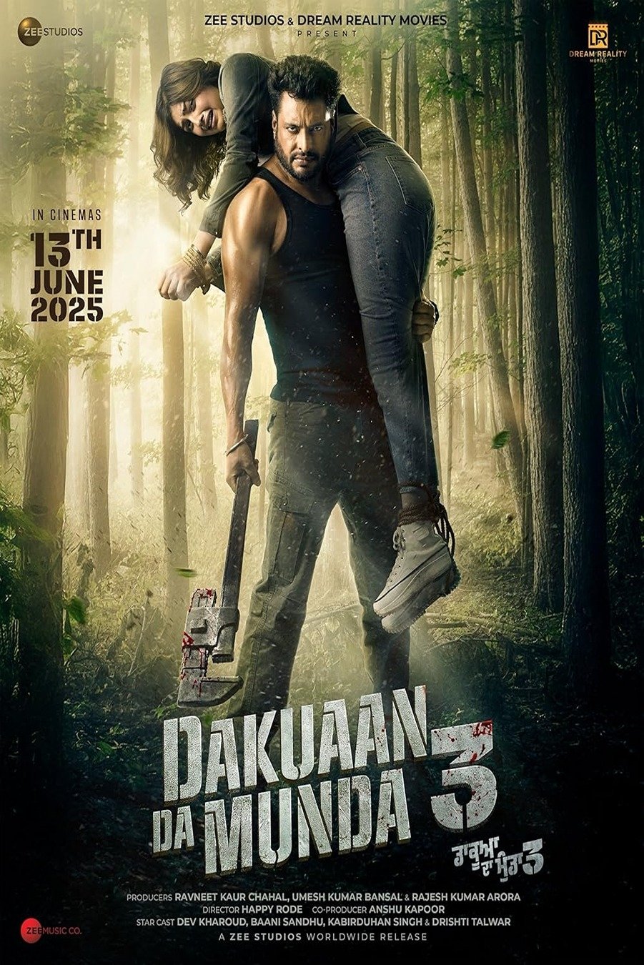 Dakuaan Da Munda 3 Hindi Dubbed Movie Poster (2025)