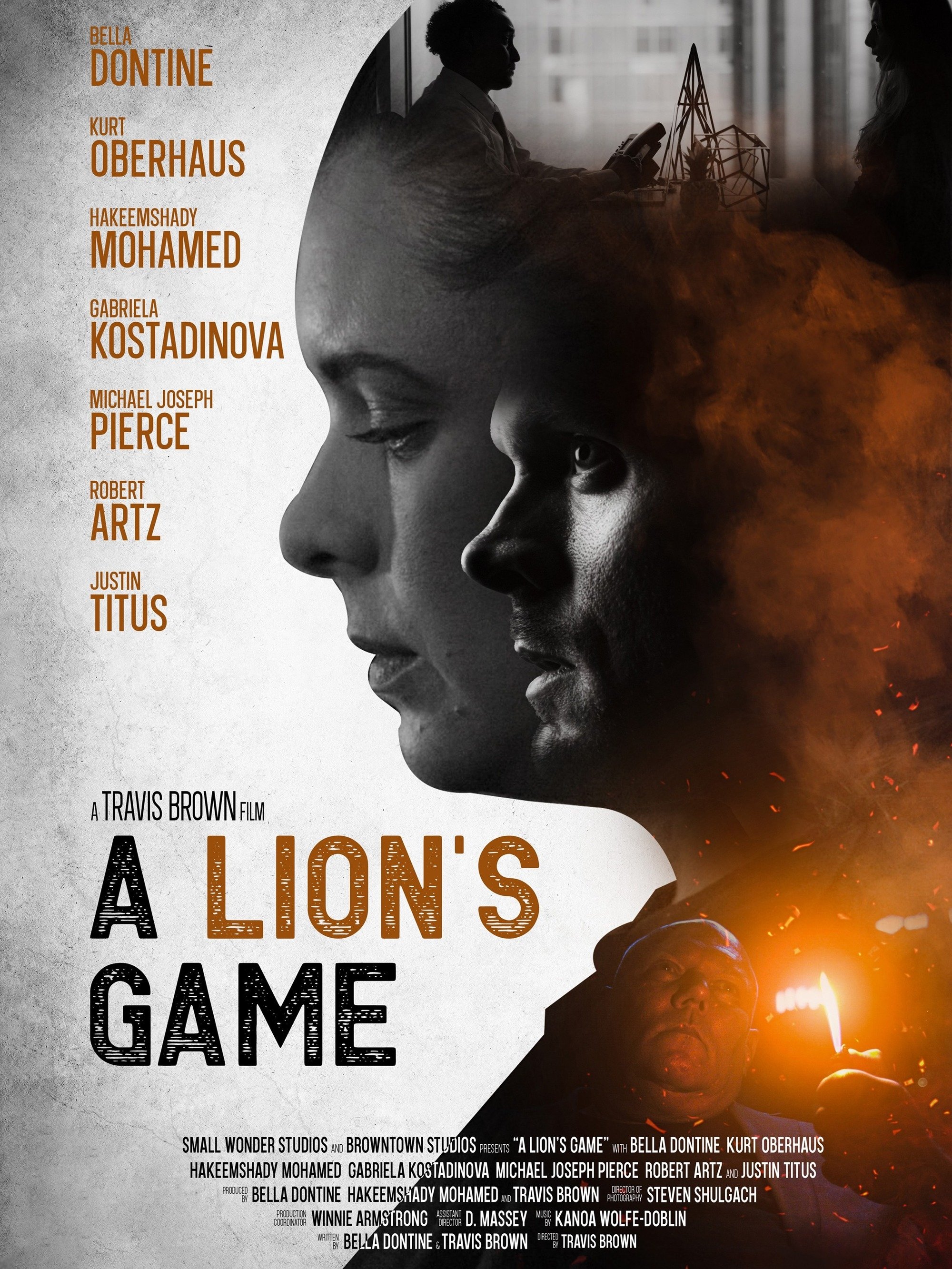 A Lion's Game Hindi Dubbed Movie Poster (2025)