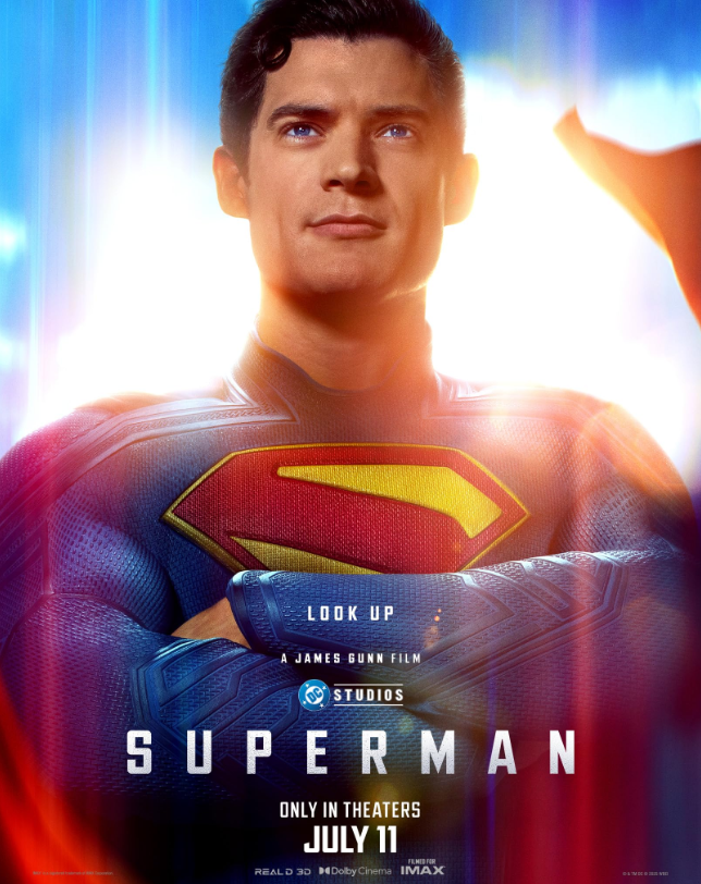 Superman Hindi Dubbed Movie Poster (2025)