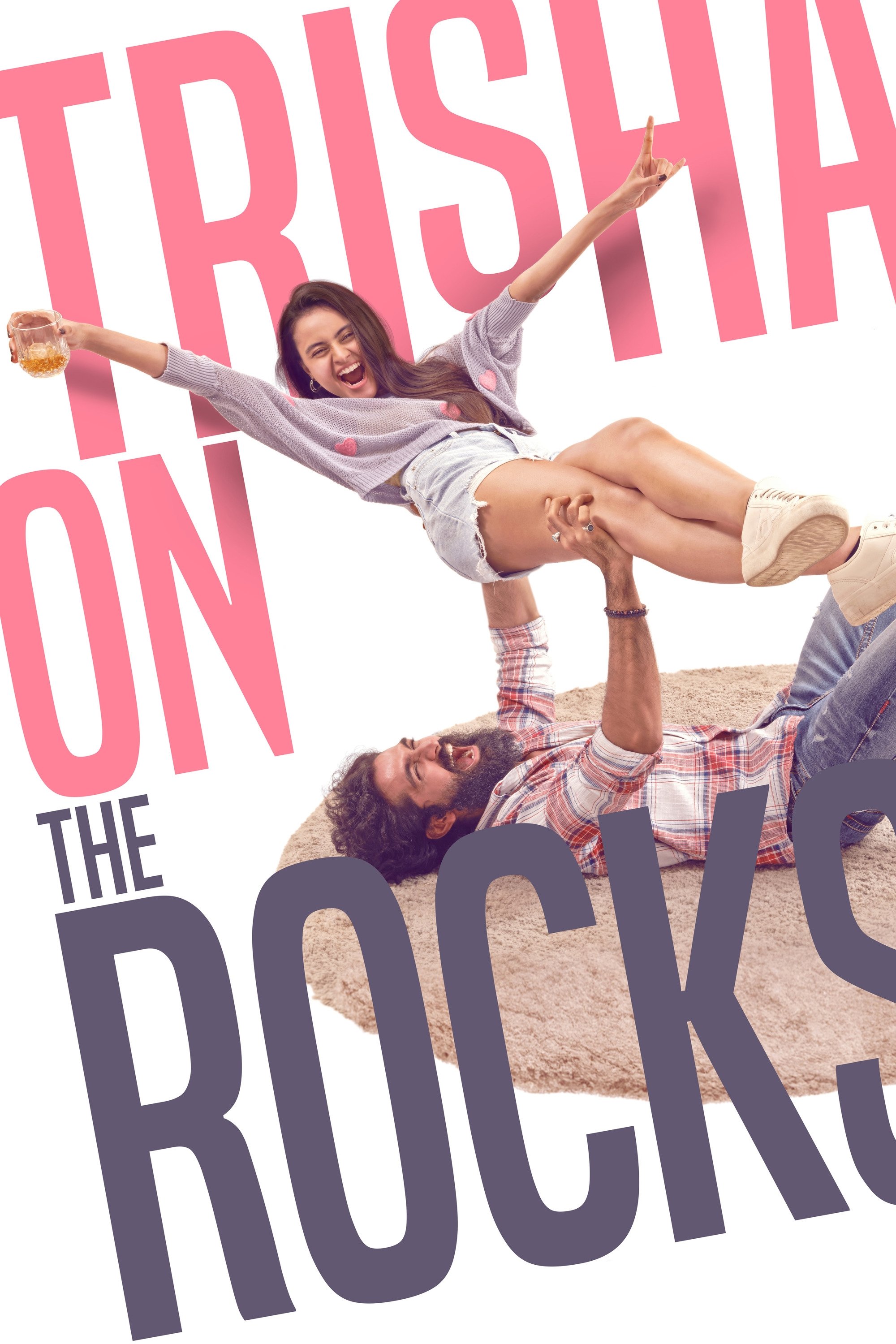Trisha on the Rocks Hindi Dubbed Movie Poster (2024)