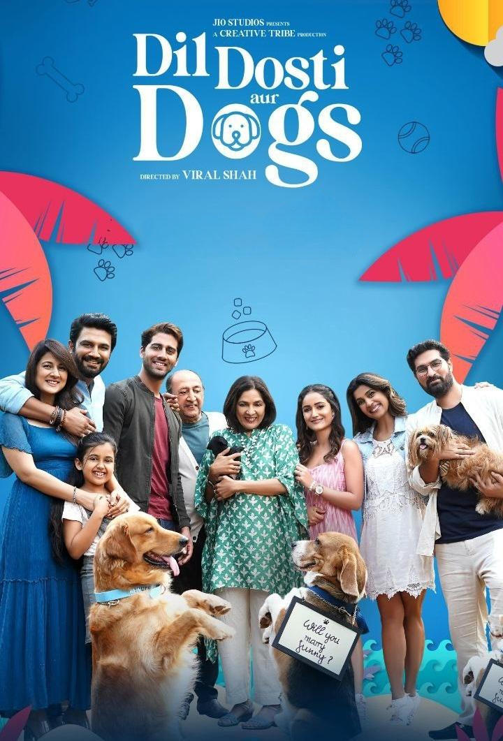 Dil Dosti Aur Dogs Hindi Dubbed Movie Poster (2025)
