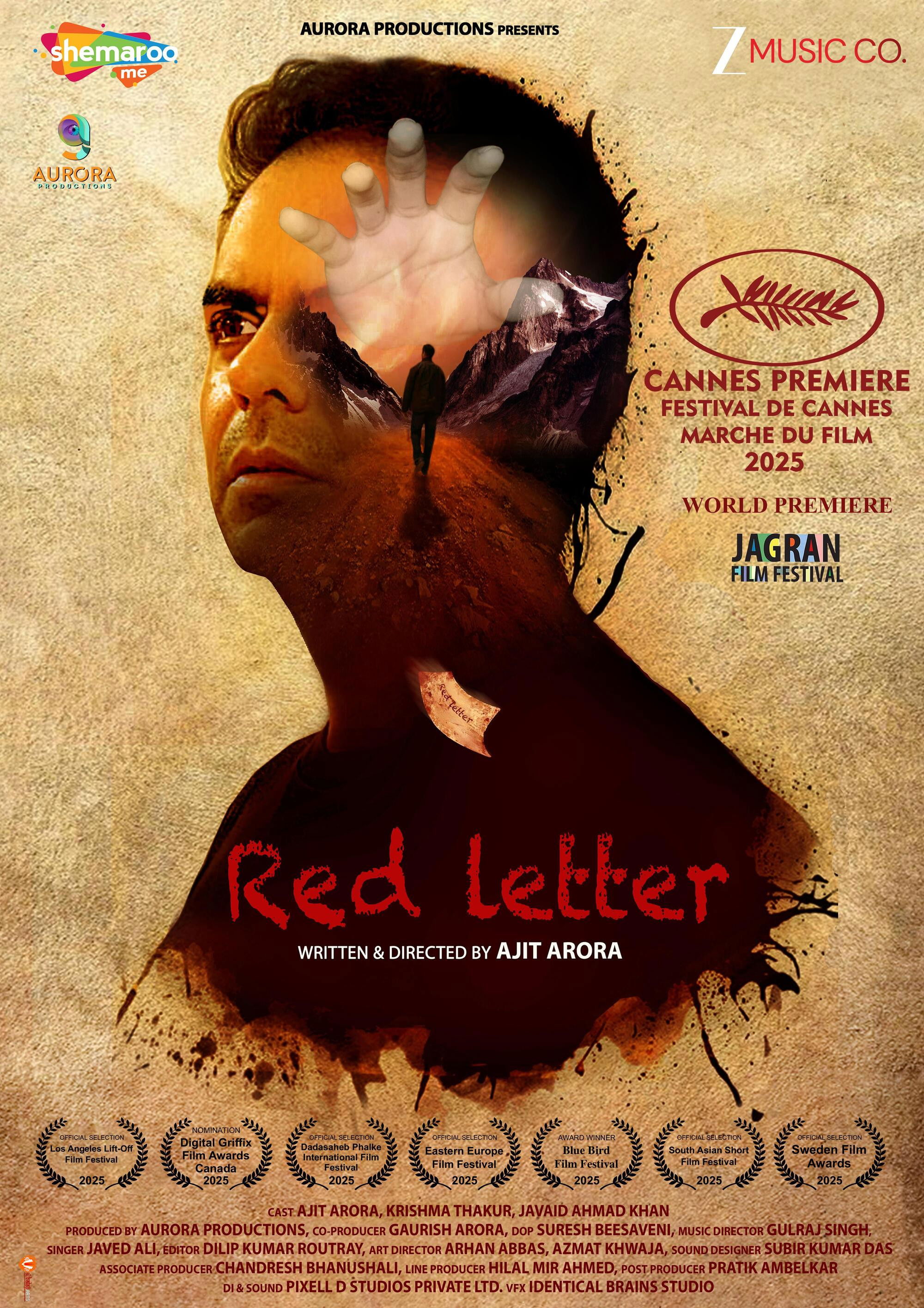Red Letter Hindi Dubbed Movie Poster (2025)
